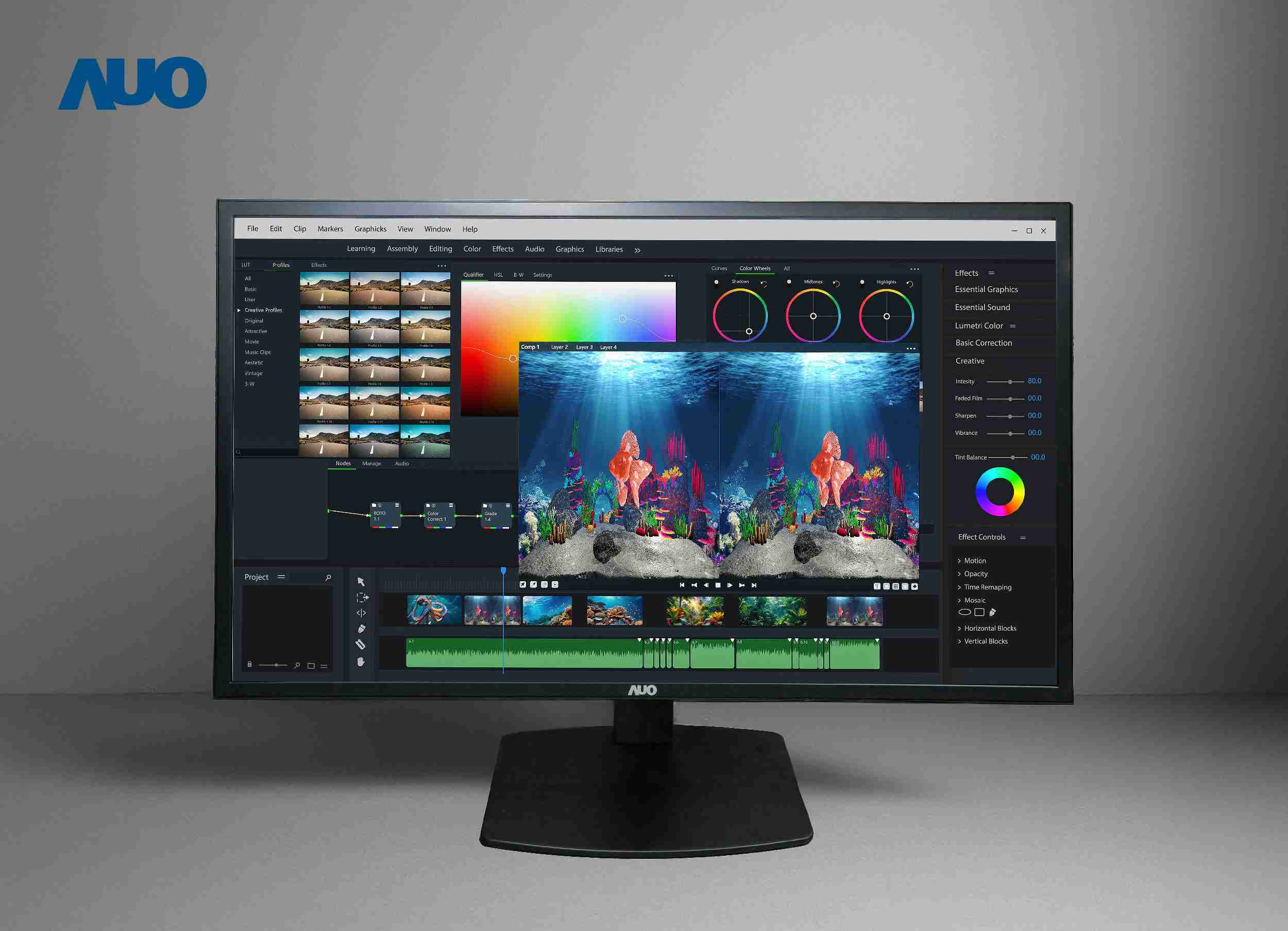 YAXIN111开发32吋2D/3D专业桌上型显示器，，，拥有8K4K超高分辨率，，，，并以低串扰算法优化3D显示效果，，搭载自动眼球追踪功能，，，能实时调整3D图像，，进行实时2D与3D无缝共存窗口，，，提供图像设计工作者突破二维接口的崭新工作氛围与效率